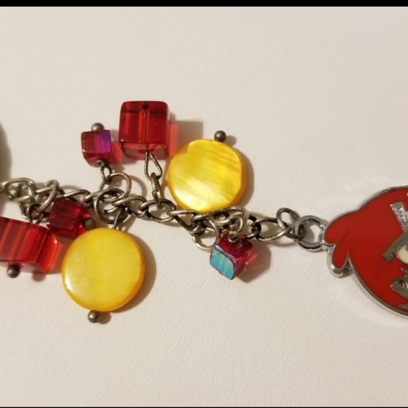 Beaded angry bird keychain/ bagclip - Picture 4 of 4